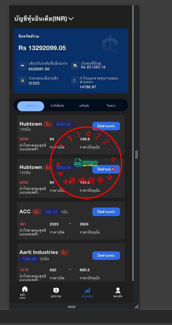 印度股票，前端vue后端java，全开源可二开插图2